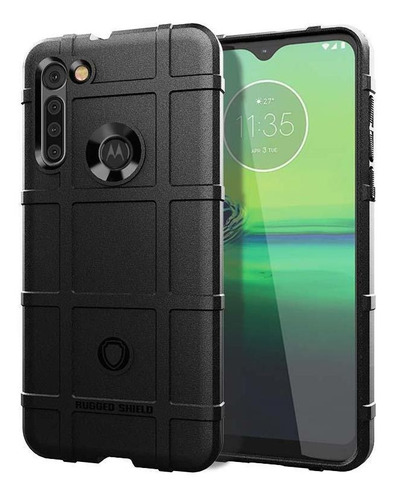 Funda De Silicona Robusta Para Motorola Moto G8 Play Plus Ar