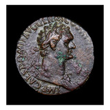 Italia Roma Emperador Domiciano Ae As 85 Ceca Roma