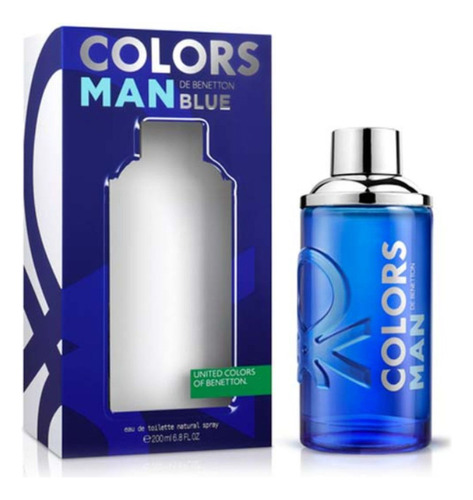 Colors Man Blue Benetton Edt 200 Ml Hombre