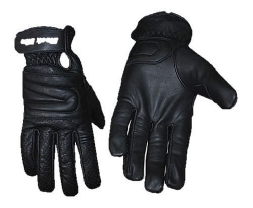 Guantes Moto Piel Retro Clasico Cafe Racer Custom Chopper Ng