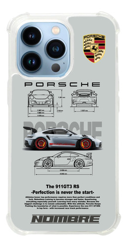 Funda Esquinas Reforzadas Auto Porsche Personalizada