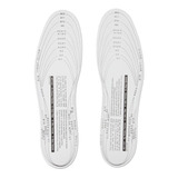 Par De Plantillas Para Zapato Con Memory Foam Anti Impacto Color Blanco Tamaño De La Plantilla Multitalla