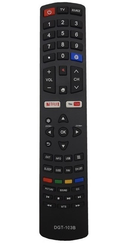 Control Para Daewoo Smart Tv Hd 4k Rc-650pt V780 S780 V880