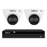 Kit 2 Câmeras Intelbras Vlp 1230 Dome Ip Full Hd + Nvr 1404