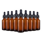 25 Pcs Frascos De Vidrio Con Gotario 30ml Ambar