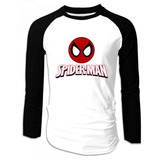 Camiseta Spiderman Hombre Araña Manga Larga Camibuso