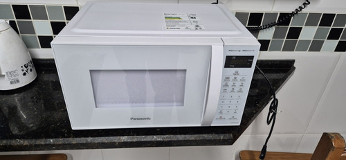 Micro Ondas Panasonic Nn-st25lwru Branco 21l 220v