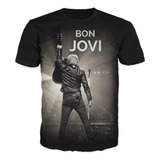 Camisetas Rock Jon Bon Jovi Adultos Y Niños 