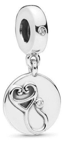 Charm Dije Pandora Original Estetoscopio Medicina S925 Ale