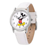 Reloj Mickey Mouse Disney Correa Piel Original Wds001237