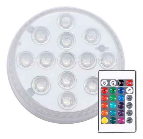 Pack X 3 Luz Led Flotante Multicolor Rgb Colores C. Remoto