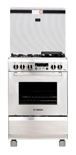 Cocina Bosch Pro 467 Inox 4 Platos Grill Timer Digital