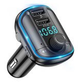 Transmisor Bluetooth Fm Usb Doble Cargador Para Auto