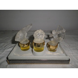 Antigua Caja Con Perfumes Coleccion Lalique Les Mascottes