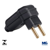 Plug 2p Desmontável 90º 20a C/ Prensa Cabos Preto Margirius