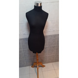 Maniquie Busto Modista Con Base De Madera Usado