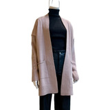 Saco Trenzado Tejido De Lana Bremer Holgado Cardigan Mujer