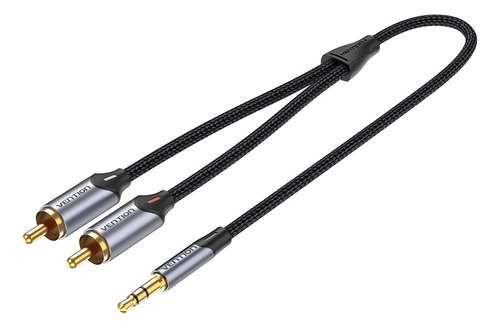 Cable Audio 3.5mm A Rca 10 Mts Vention Premium 2x1 Auxiliar