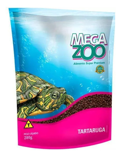 Ração Mega Zoo Extrusada Tartaruga Tigre-d'água 280g.