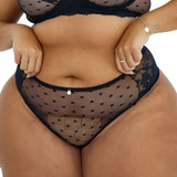 Lingerie Sensual Lateral Larga Plus Size Fio Dental Jackie