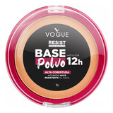 Base De Maquillaje En Polvo Vogue Resist 12h Acabado Mate Tono Pétalo