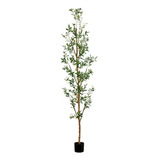 Árbol De Olivo Artificial 8ft Tall, Decorativo Para Hogar Y 