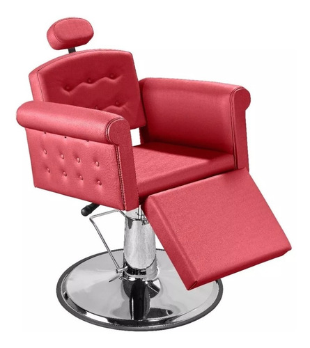 Cadeira Poltrona Salão Reclinável Para Maquiagem Elegance