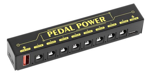 Pedal De Alimentación De Guitarra Con Efecto De Bajo Ruido A