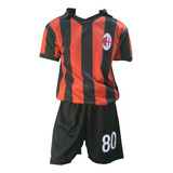 Camiseta + Short Milan Niños Retro Partido Conmemorativa