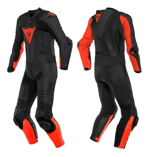 Traje O Mono Laguna Seca 5 Motociclista Biker 100% Piel Moto