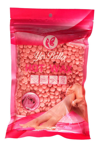 Cera Elastica Granulada Para Depilar 300gr Rosa