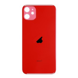 Tapa Repuesto Vidrio Para iPhone 11 Rojo
