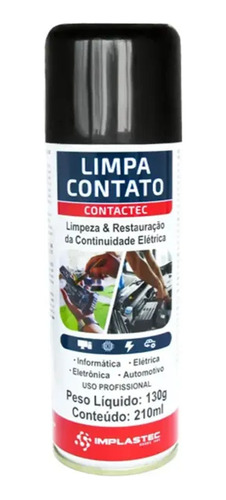 Limpa Contatos Eletrônicos Contactec 210ml  Automotivo
