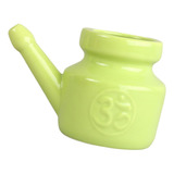 Neti Pot De Cerámica Sinus Rinse Pot Agarre Verde Verde