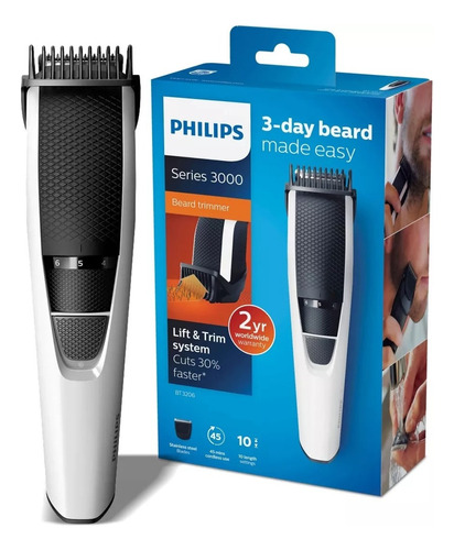 Kit Barbeador Aparador De Pelos Barba Cabelos Philips Bt3206