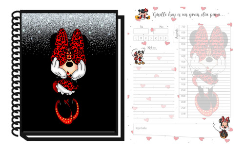 Agenda Mimi Mouse Personalizable