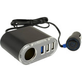 Adaptador Usb Y Cigarrera Para Auto Custom Accesories