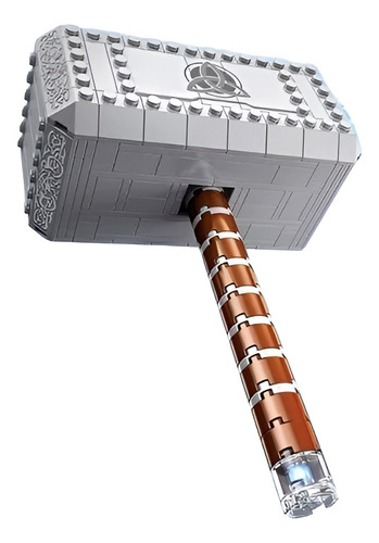 Figura Bloque Armable Mjölnir Martillo De Thor Coleccionable