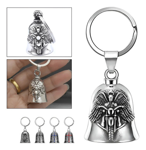 A 1pcs Campana Biker Amuleto Motos Guardian Bell Medallas