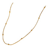 Cadena Collar Gargantilla Casual Elegante Baño Oro 18k