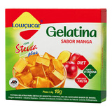 Gelatina Diet Sabor Manga Com Stevia Plus Lowçucar 10g