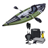 Elkton Outdoors Steelhead Kayak Inflable De Pesca  Kayak In