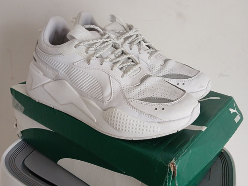 Zapatillas Puma Rs-x Triple White Talle 10.5us / 42.5 Arg Ex