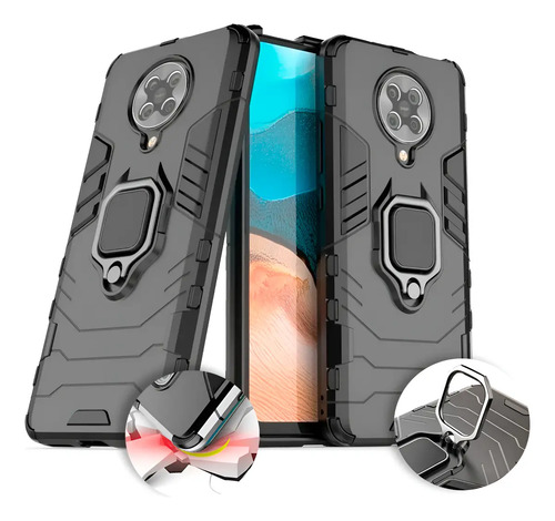 Funda Xiaomi K30 Pro \u002F Poco F2 Pro Case + 2 Micas Vidrio 9d  | MercadoLibre