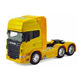 Miniatura Caminhão Scania V8 R730 Trucado 6x2 Escala 1:32