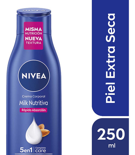 Nivea Body Crema Corporal Soft Milk Piel Extra Seca 250ml