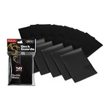 Bcw Black Double Matte Deck Guard Card Sleeves -100 Ct