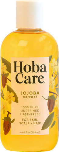  Hobacare Aceite De Jojoba 100% Puro, Aceite De Jojoba Sin Re