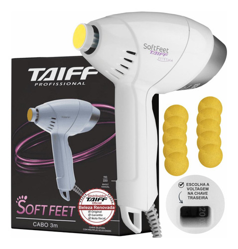 Pedicuro Profissional Eletrico Taiff Soft