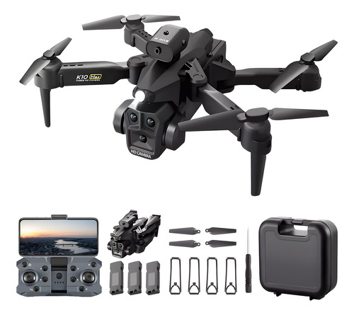 Drones Con Cámara Profesional Hd 4k Sin Escobillas 3 Batería